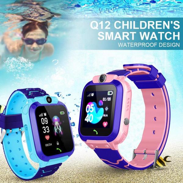 Uşaqlar üçün Smart Baby watch S5 (Q12) с GPS ağıllı saatı. Sukeçirməz, sensor ekran