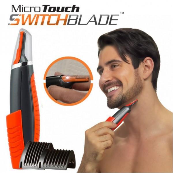 Micro Touch Switchblade — saç, saqqal, bığ və qulaq üçün universal trimmer