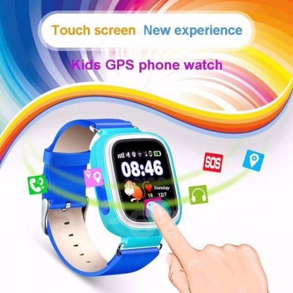Uşaqlar üçün sensorlu Ağıllı saat - GPS izləyicili, telefon və SOS düyməli. SMART BABY WATCH  Wonlex GW100