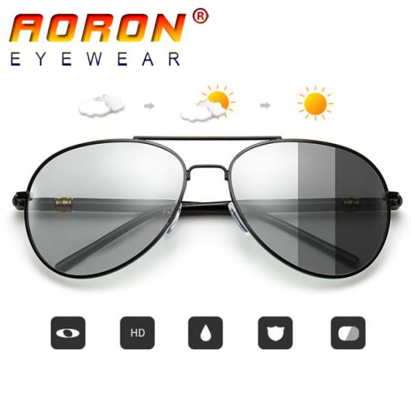 Polyarizasiyalı anti-blik eynək boz linzaları ilə HD Vision Premium Aorom - Gündüz və Gecə vaxtı + Antifara