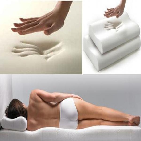Ortopedik yastıq yaddaşnan  55 x 35 x 12 sm:  baş, boyun və bel  ağrılarına son - Memory Foam Pillow
