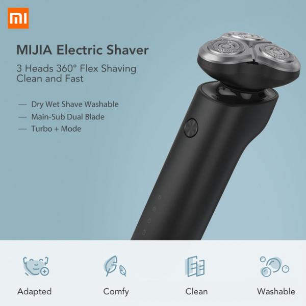 Xiaomi Mijia Electric Shaver elektrik ülgücü. Rahat nəm və quru təraş