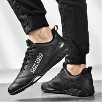 Модные, стильные  дышащие удобные мужские кроссовки CARTELO, черный