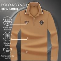 Футболка Polo PSLO из 100% хлопка длинные рукава.