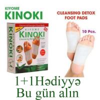 Ayaqlar üçün detoksikasiya (təmizləyici) plastırları – Kinoki (10 ədəd) 
